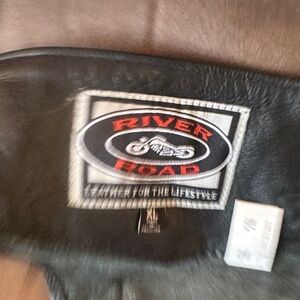 River Road Men’s Black Leather Pants